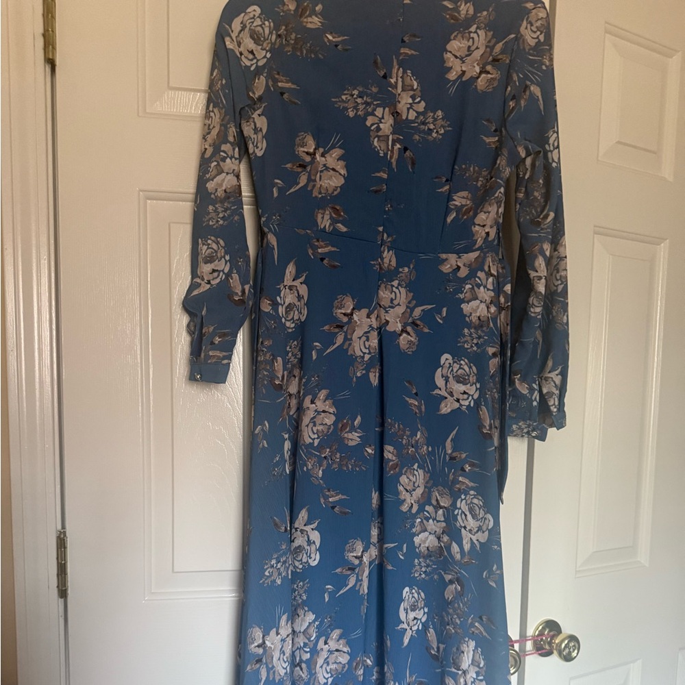 Butik Sare Blue Floral maxi dress